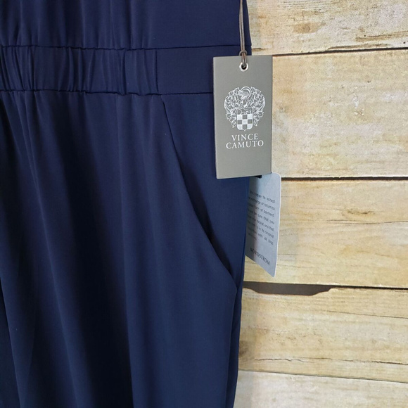 Vince Camuto Cinched Waist Plus Size Jumpsuit - Picture 4 of 7